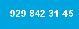 929 842 31 45 929 842 31 45